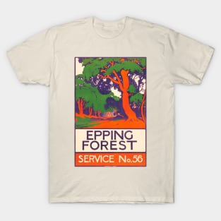 Epping Forest Poster by Walter E. Spradbery, 1913 T-Shirt